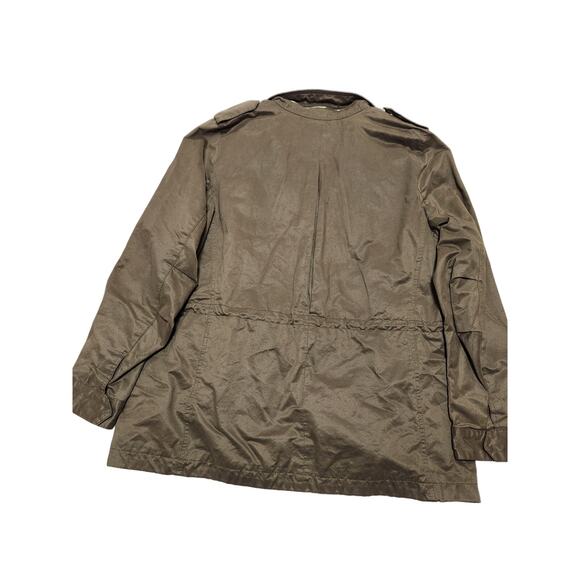 H&M Army Green Drawstring Waist Jacket - Size 12 - Picture 2 of 10